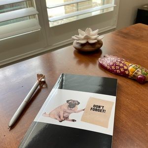 New: Cute Pug Reminds You on this lined ruled notebook perfect your dail…